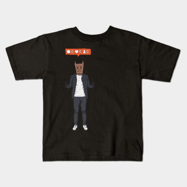 Common Depression Kids T-Shirt by drawanddie